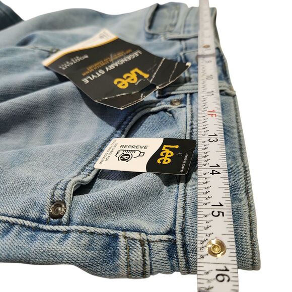 Lee Bootcut Jeans Size 10Long Blue Snowstone Mid Rise Soft Premium Stretch Denim - Picture 7 of 15